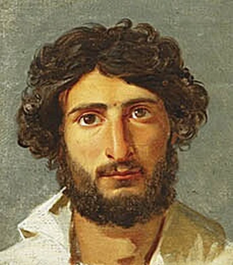 Studio della testa di un uomo